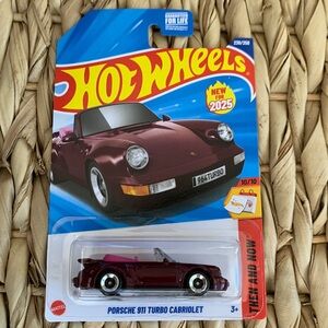 Porsche 911 Turbo Cabriolet Hot Wheels German  Car 2025 New Model